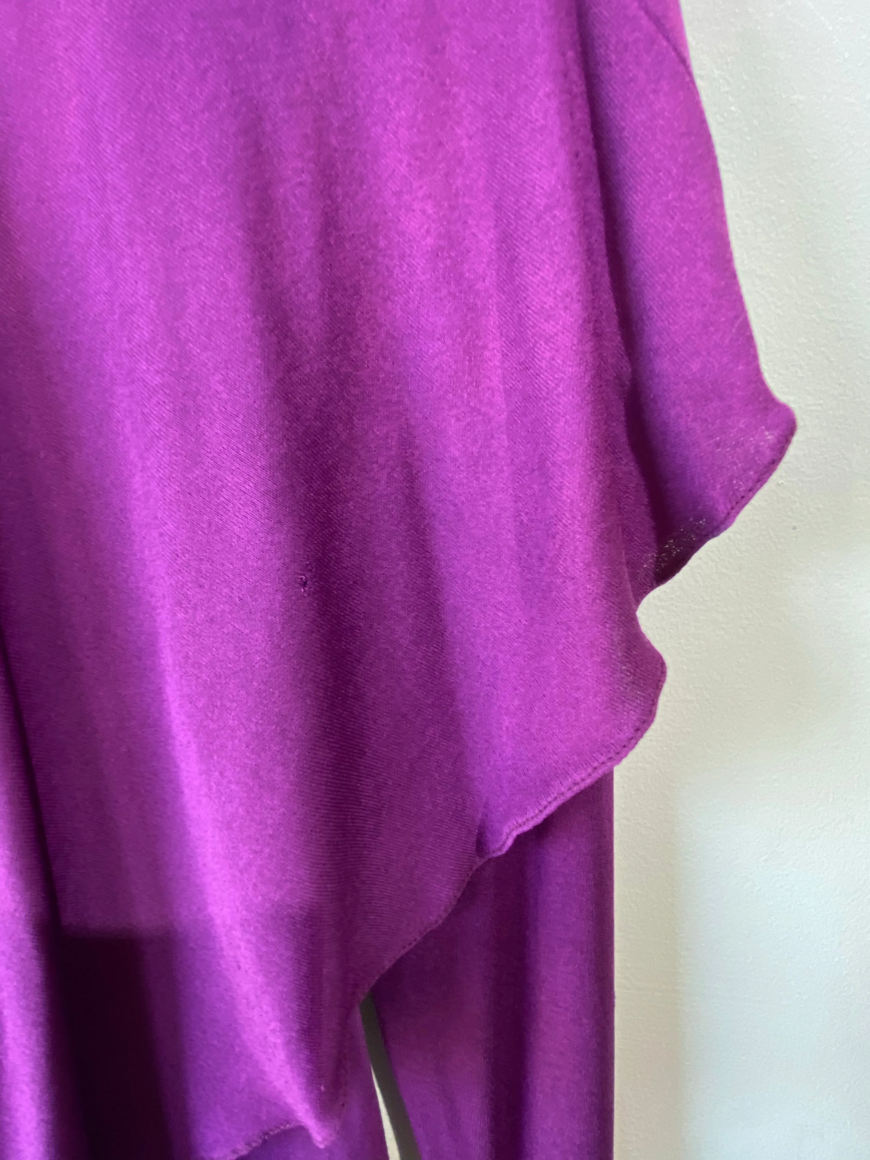 Vintage Holly Harp Purple Tiered Dress