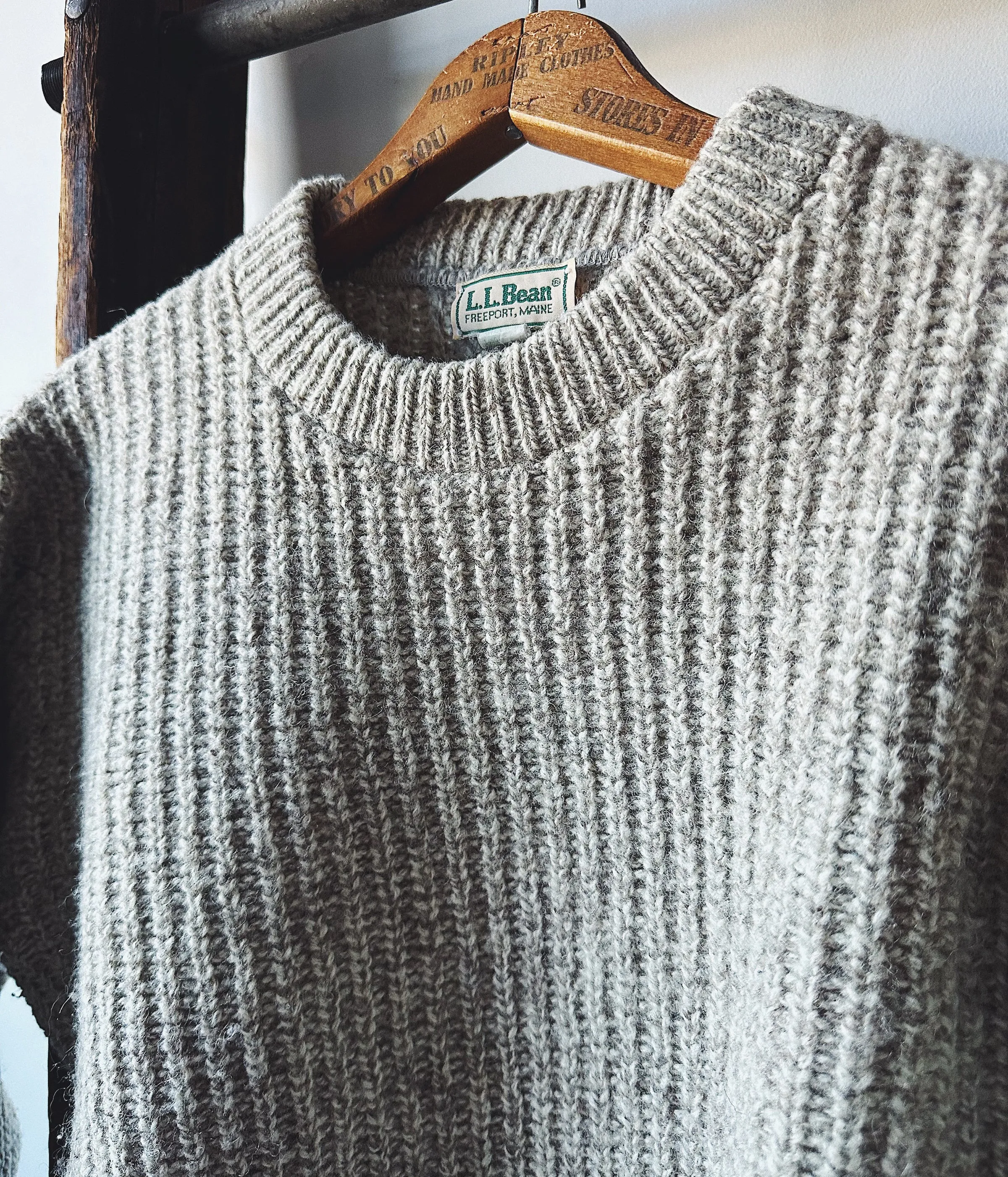 Vintage L.L.Bean Ragg Wool Sweater – Large