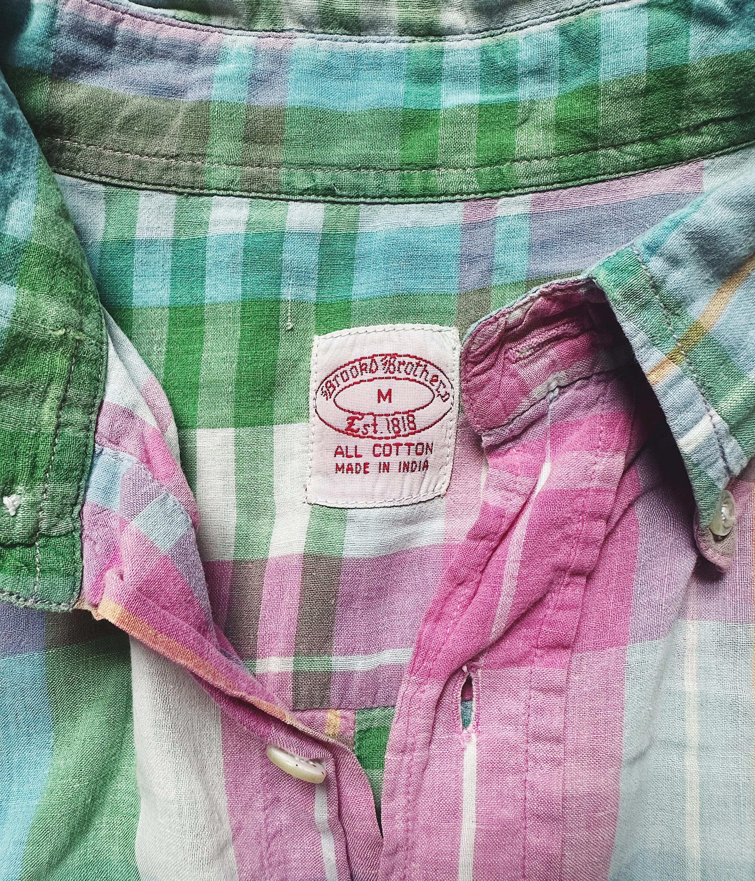 Vintage Madras Shirt