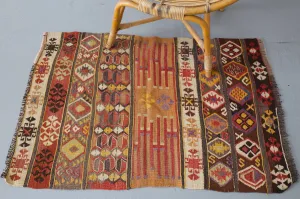 Vintage Mini Turkish Kilim Rug