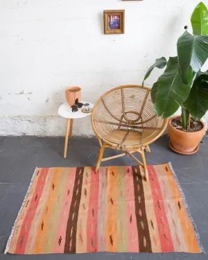 Vintage Mini Turkish Kilim Rug