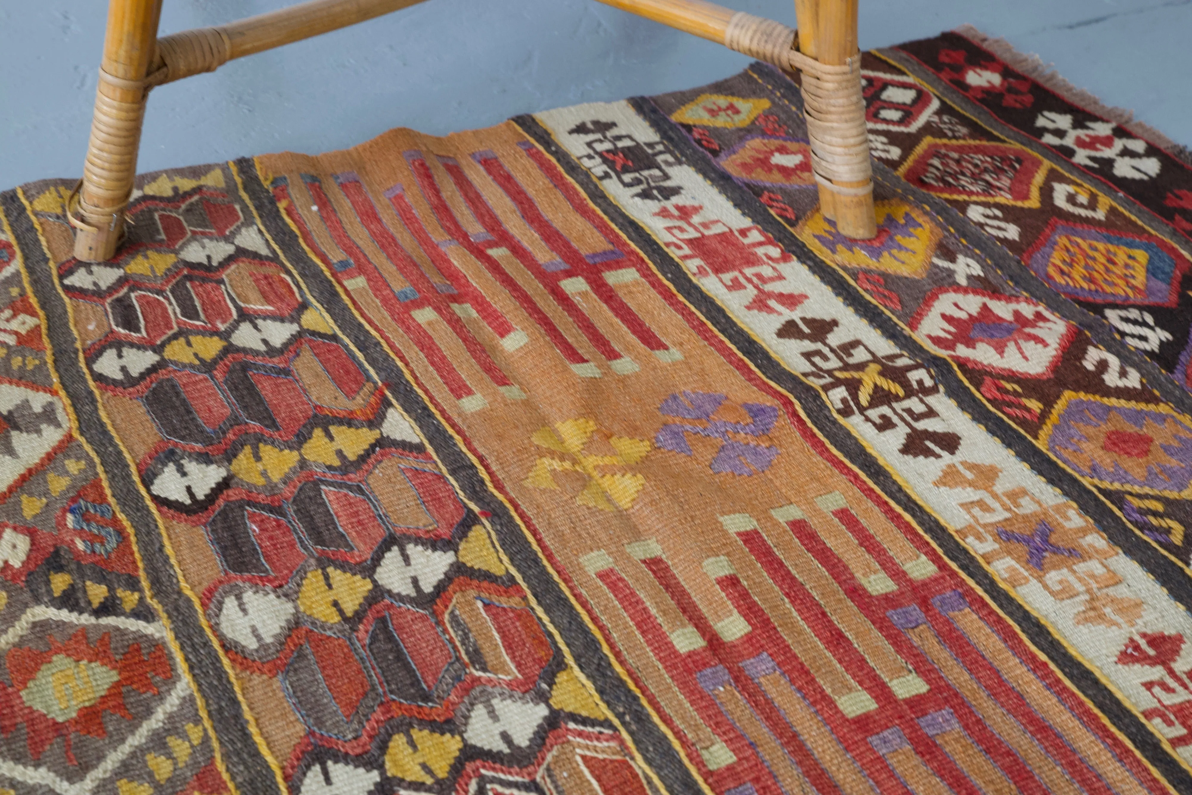 Vintage Mini Turkish Kilim Rug