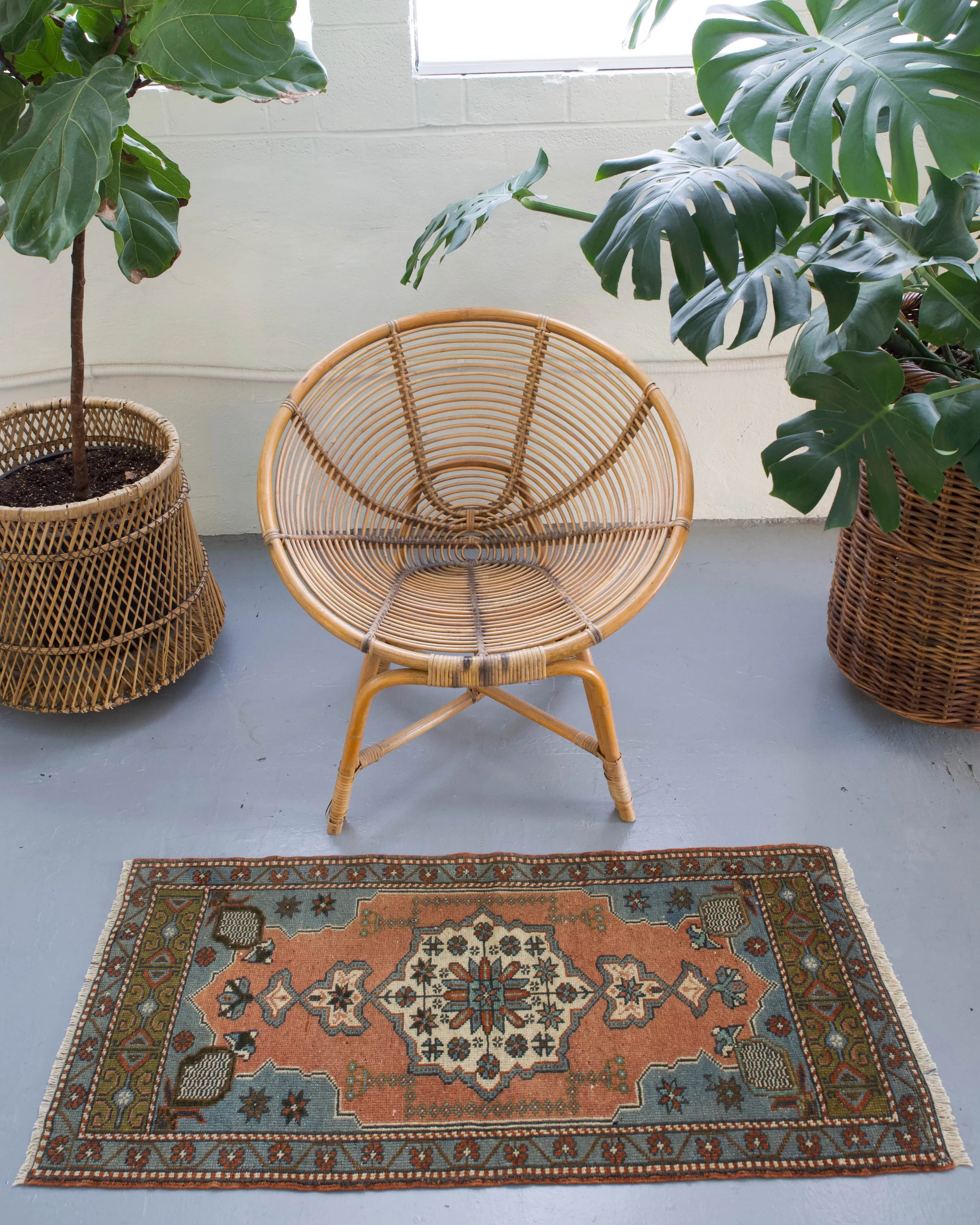 Vintage Mini Turkish Rug