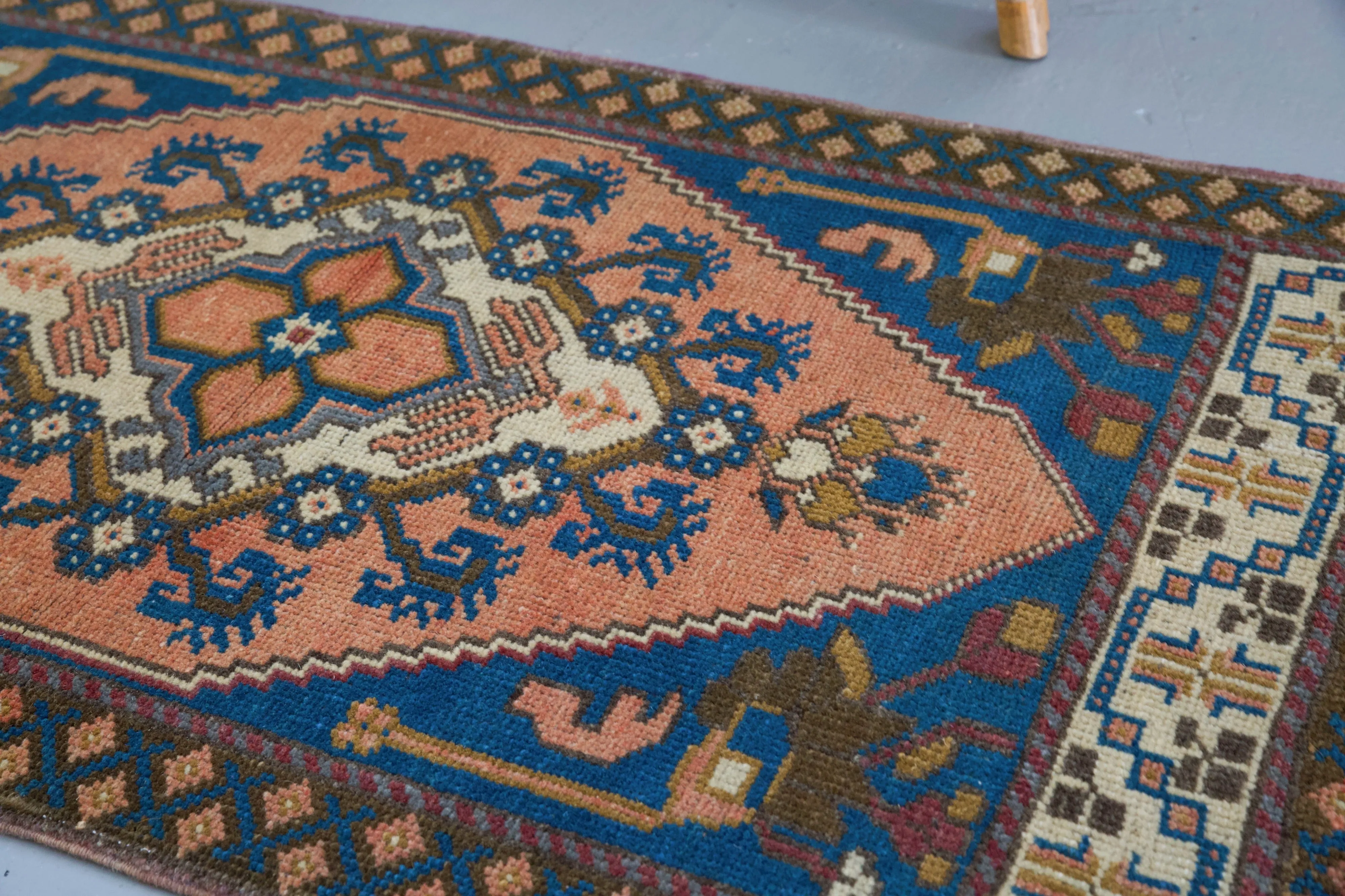 Vintage Mini Turkish Rug
