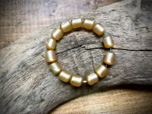 Vintage Moon-Glow Lucite Bead Strand