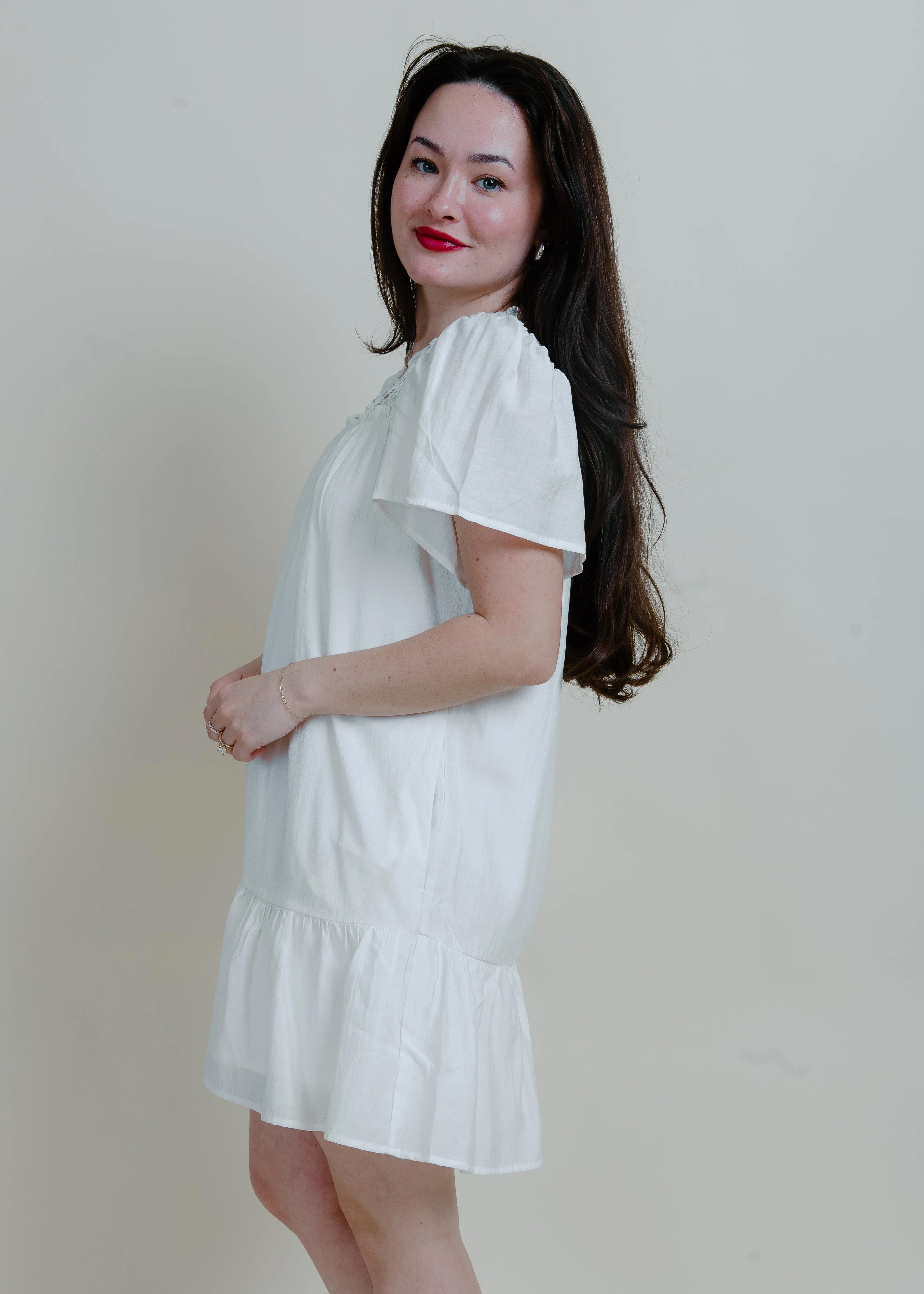 Viviana Crochet Mini Dress