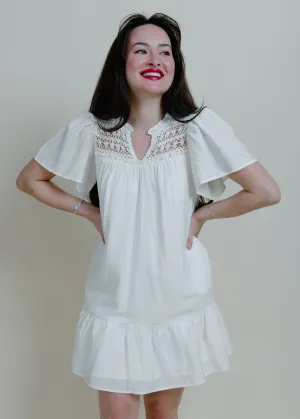 Viviana Crochet Mini Dress