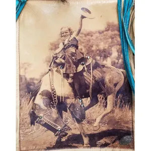 West 20 Saddle Co. Bucking Horse Poster Girl Crossbody