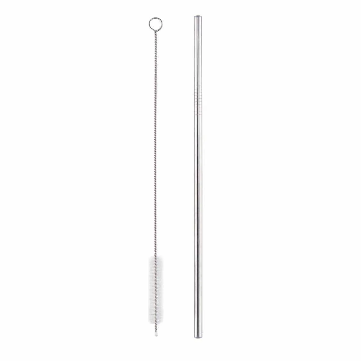 Wholesale Stainless Steel Reusable Straws (10-pack)  Displayer of 12