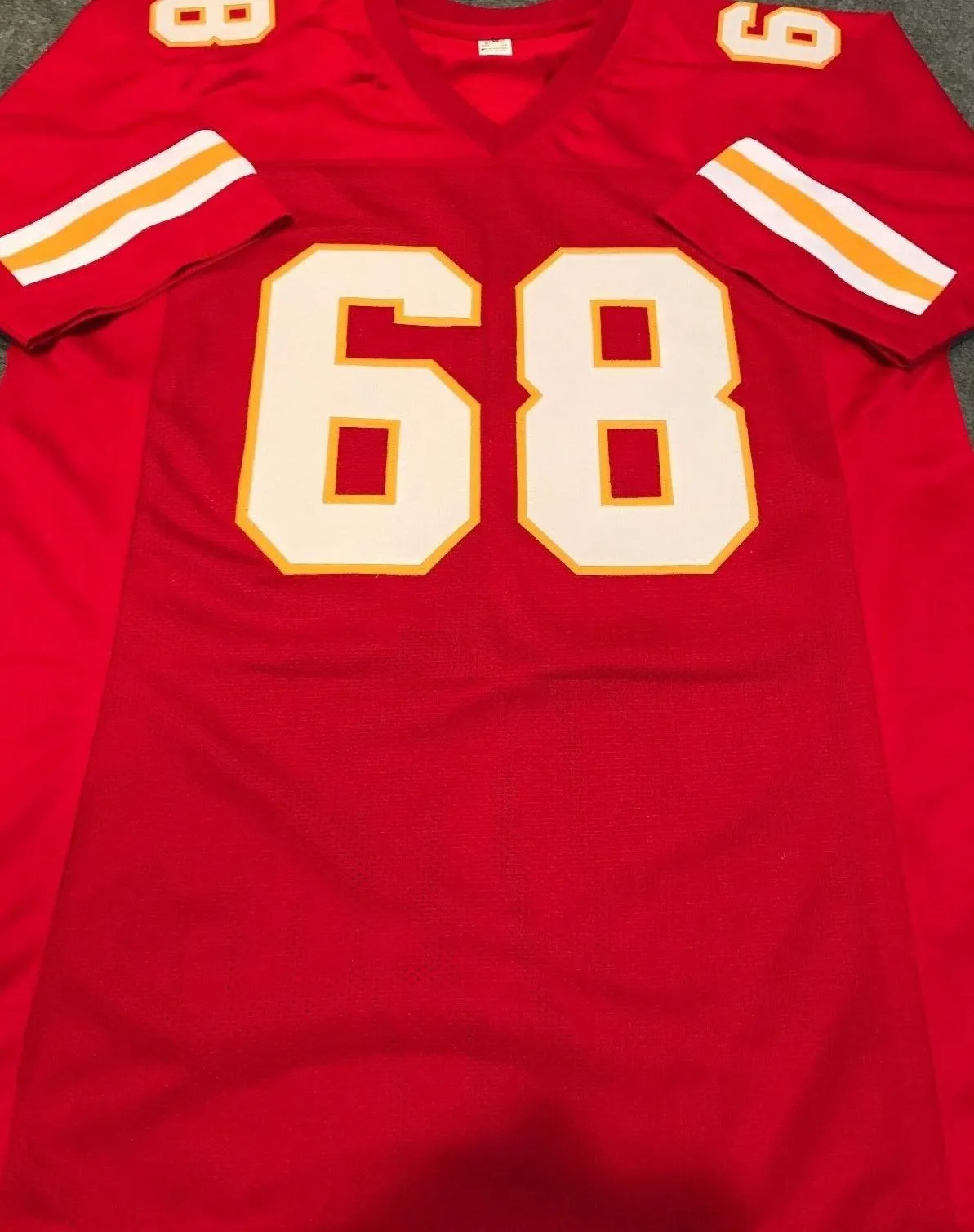 Will Shields Signed Autographed Kansas City Chiefs Football Jersey (JSA COA)