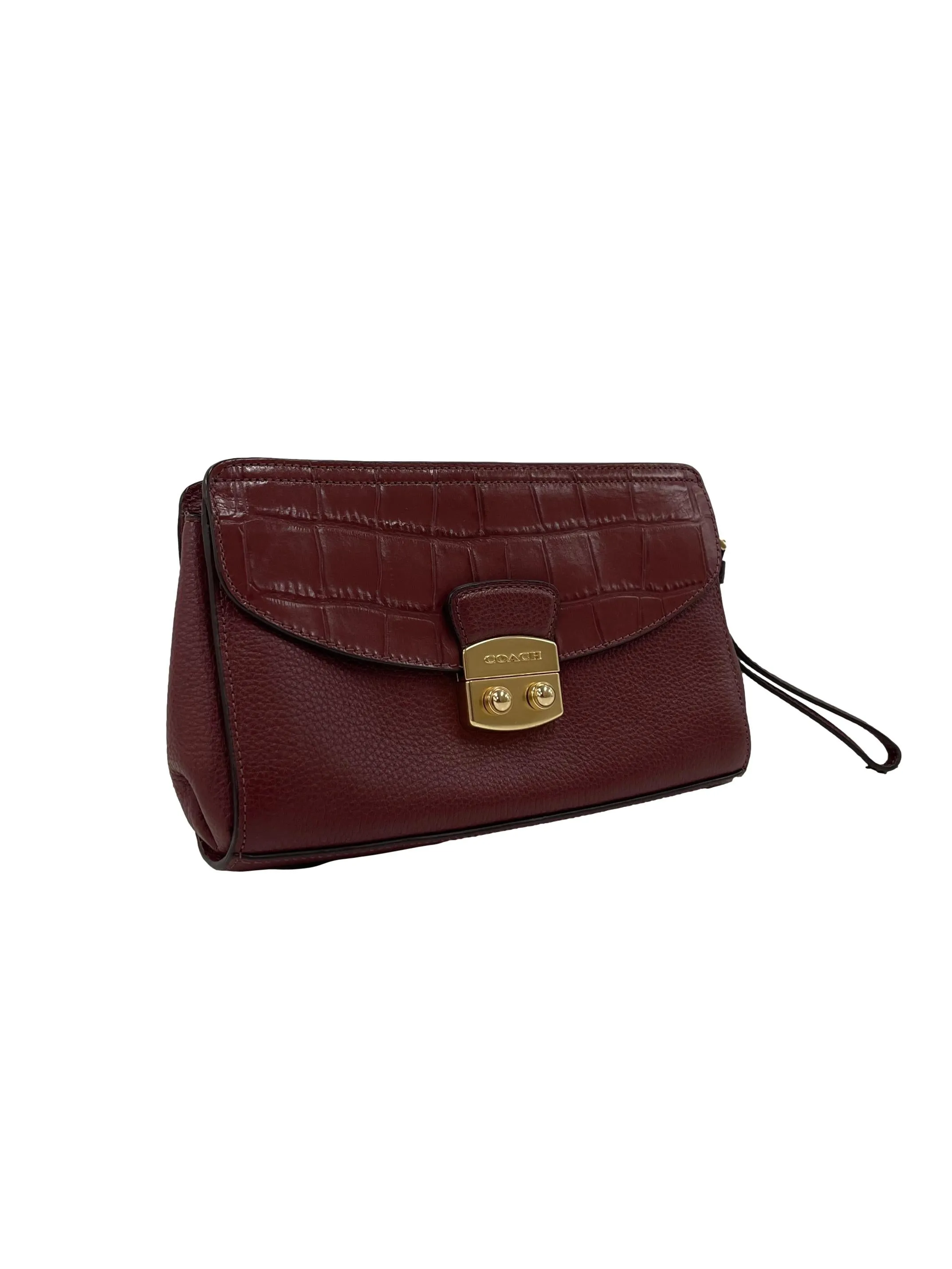 Wine Flap Clutch