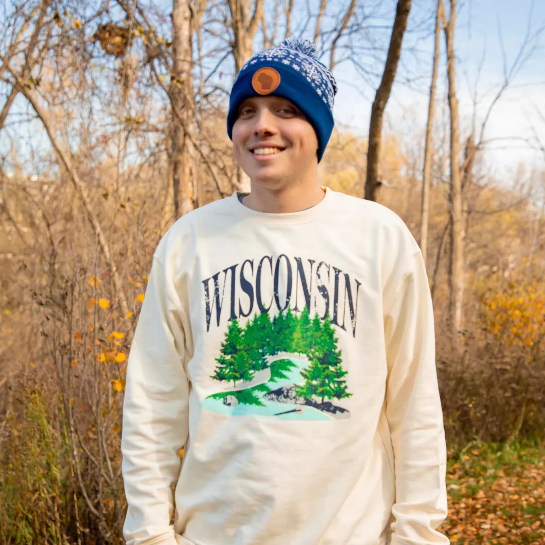 Wisconsin Throwback Crew Sweatshirt