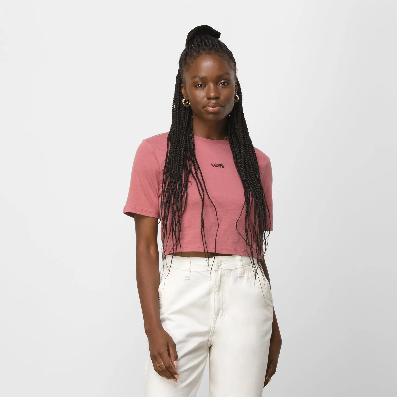 Women's Flying V Crop Crew Sport Tee