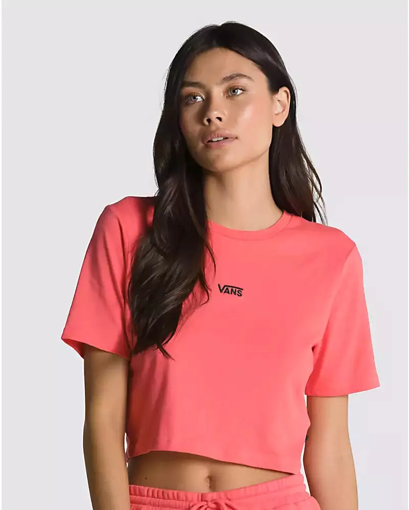 Women's Flying V Crop Crew Sport Tee