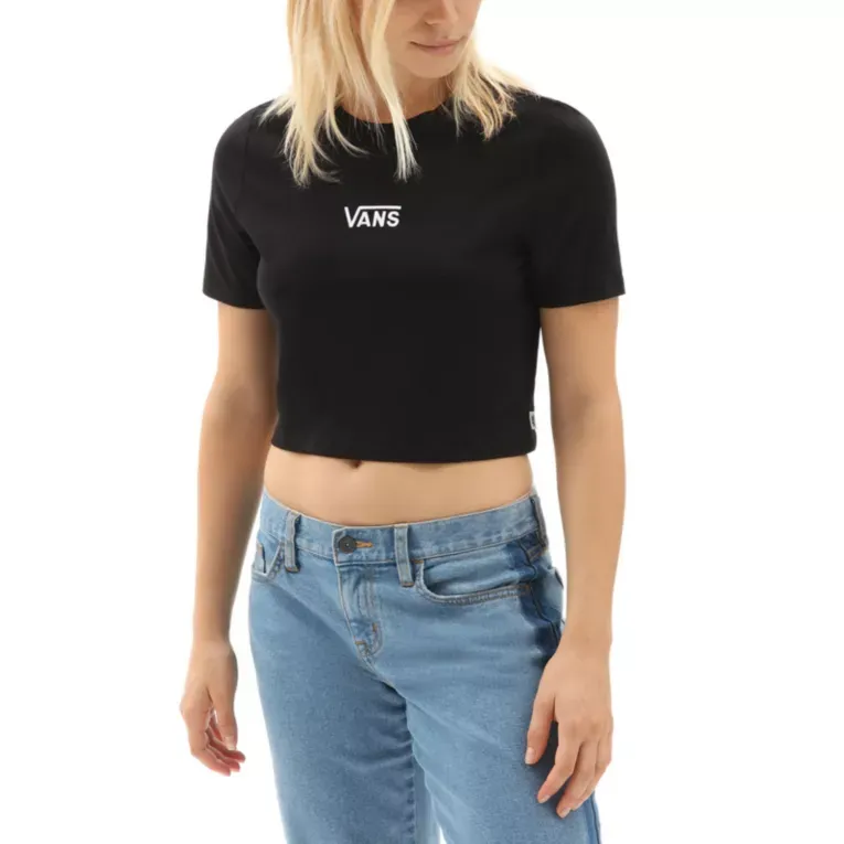 Women's Flying V Crop Crew Sport Tee