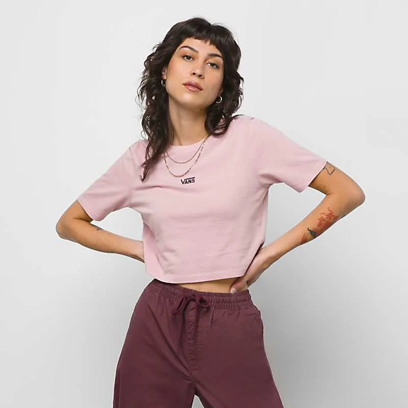 Women's Flying V Crop Crew Sport Tee