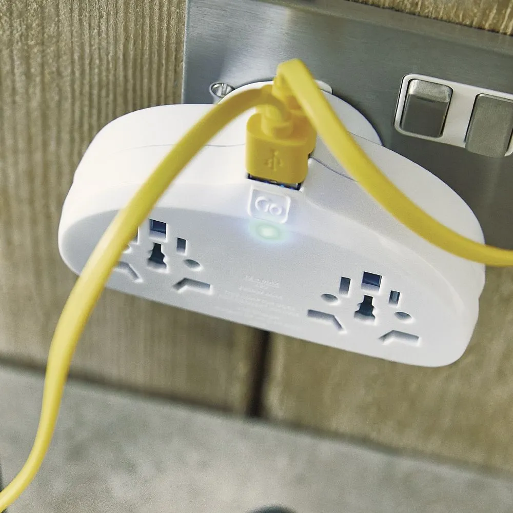 World to EU Adapter Duo   USB