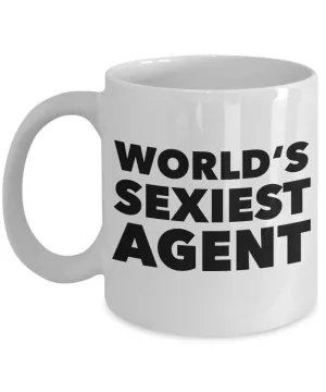 World's Sexiest Agent Mug Gift Ceramic Coffee Cup