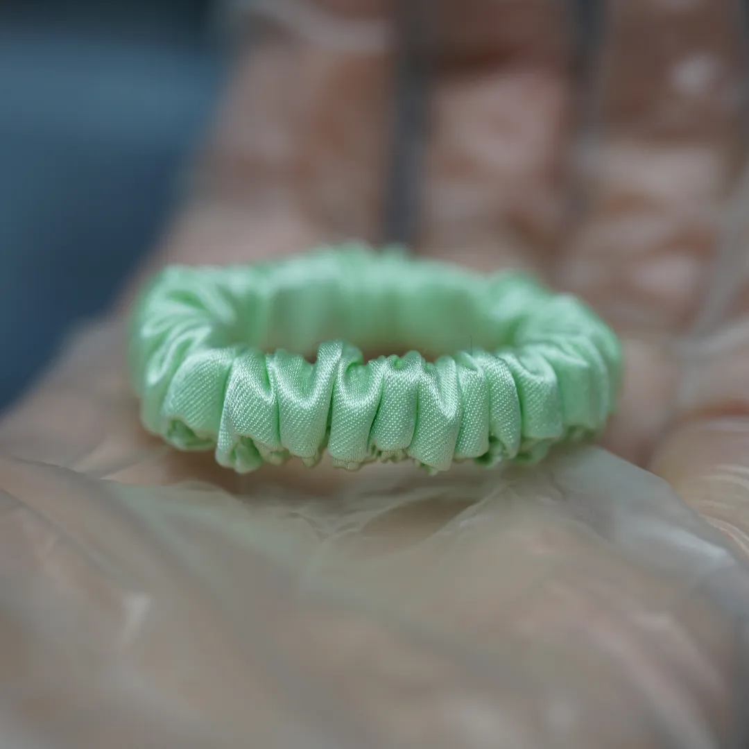 Wormwood Silk Scrunchie Tiny - For Adult / Baby / Toddler