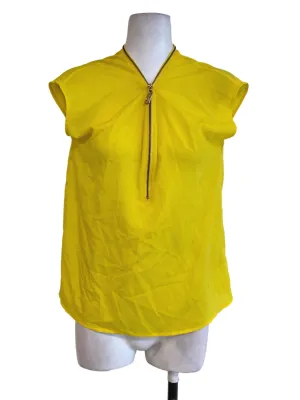 Yellow Sleeveless Top