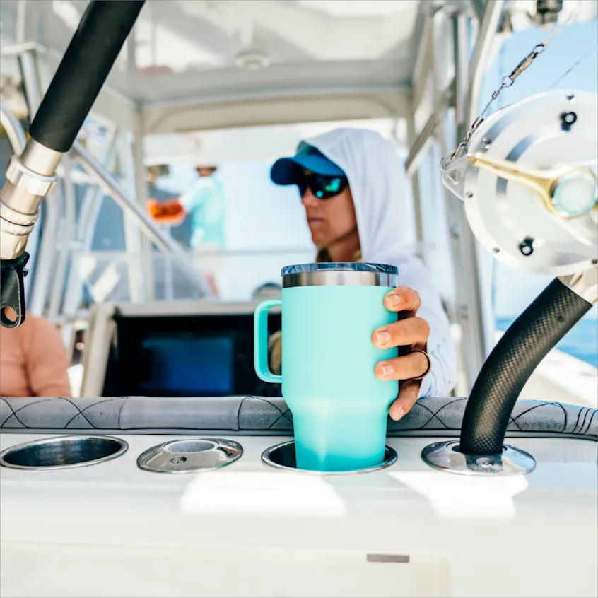 Yeti Rambler 30oz/887ml Travel Mug - Big Wave Blue - Seasonal