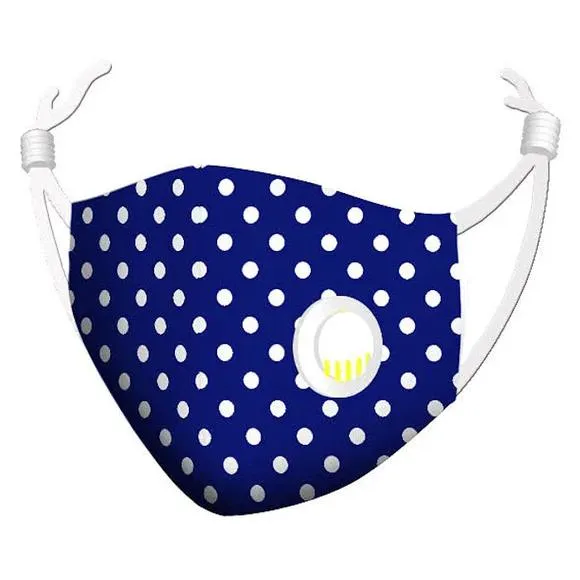 ZORBITZ COMFORT PLUS POLKA DOT FACE MASK