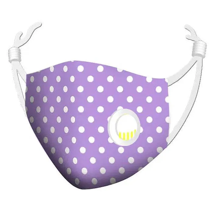 ZORBITZ COMFORT PLUS POLKA DOT FACE MASK